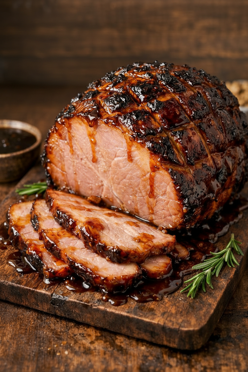 Root Beer Glazed Ham
