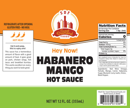 Hey Now! Habanero Mango Hot Sauce